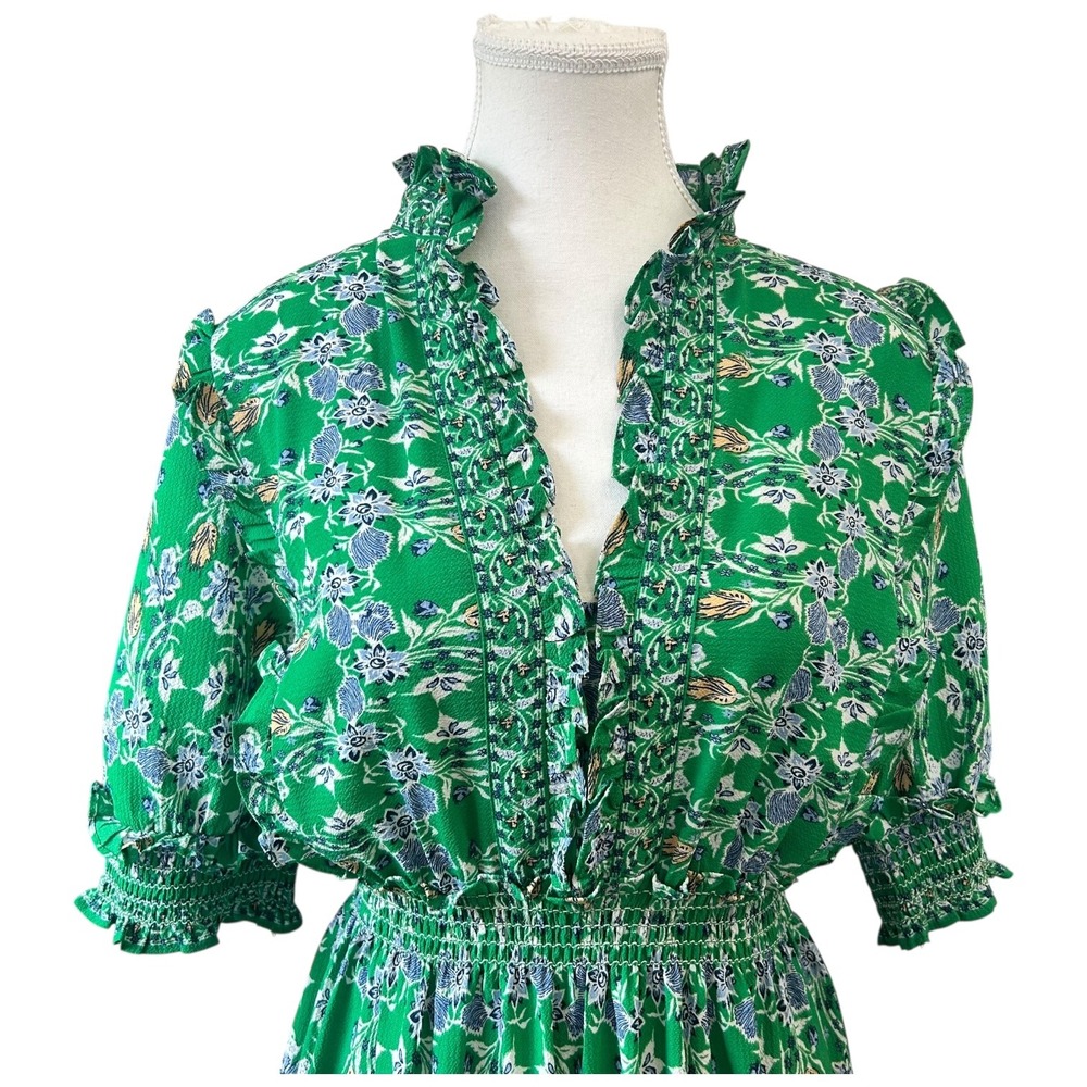 Max Studio Green Floral Maxi Dress - Picture 4 of 10